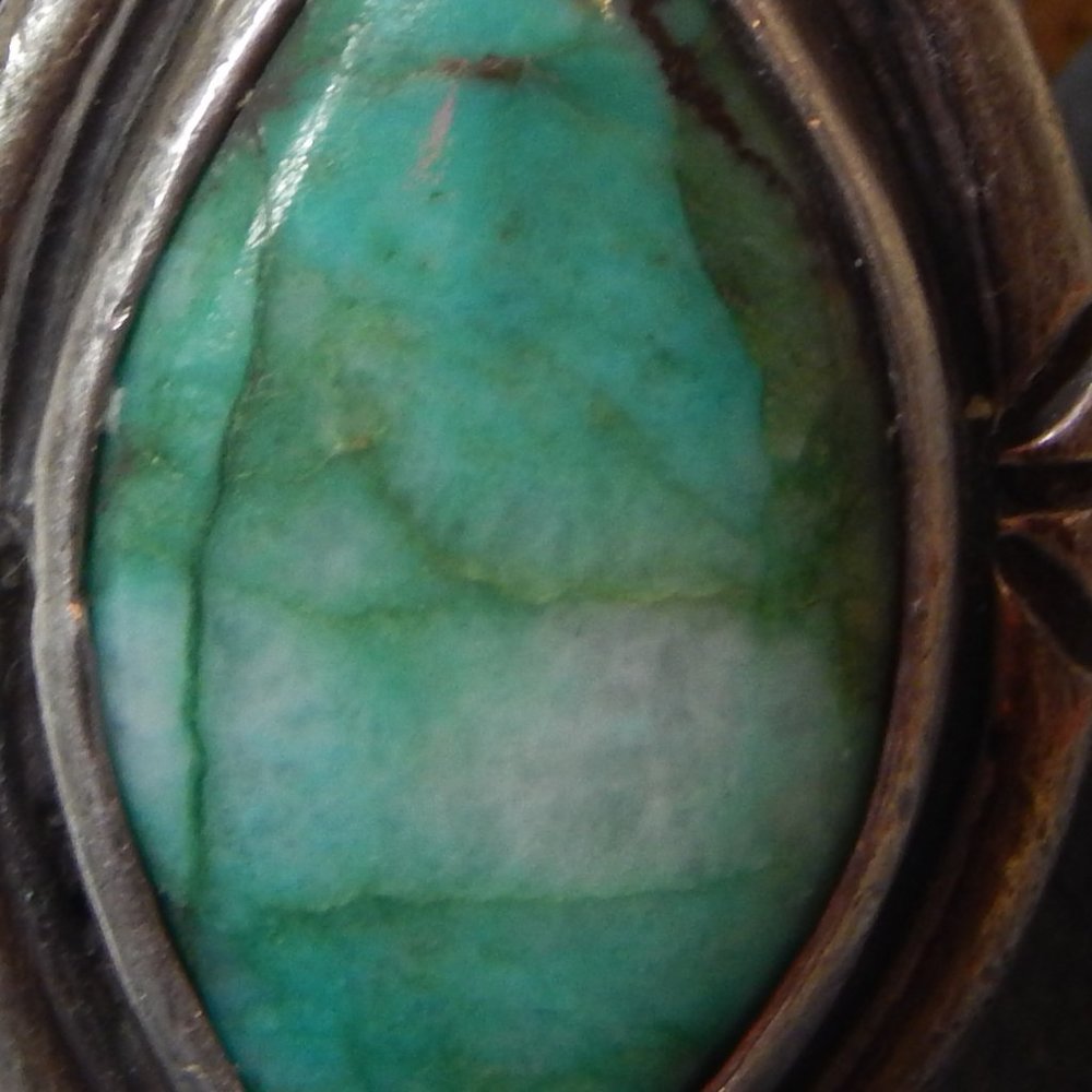 Vintage Beautiful Semi Precious Stone 925 Ring - Picture 5 of 8